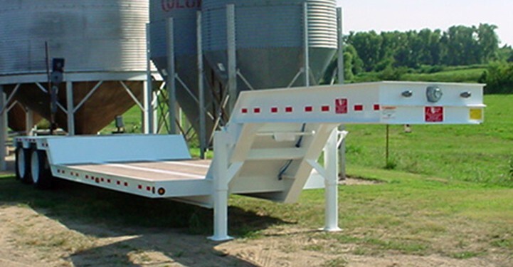 Neville trailer Custom built double dropdeck trailer 721x375