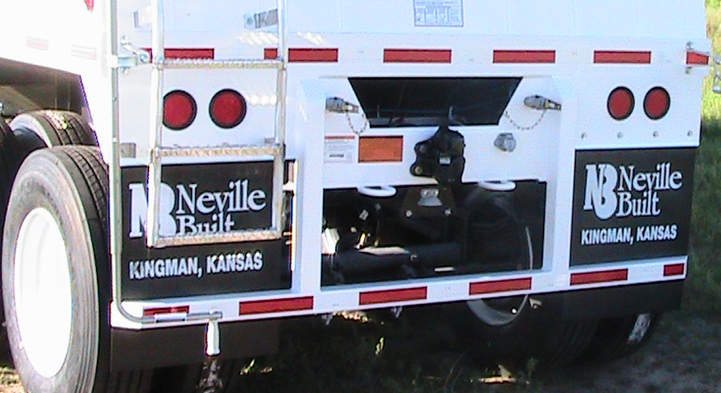 Neville steel grain trailer rear pintle hitch option